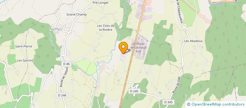 localisation de l'entreprise LJ 2R  GAP