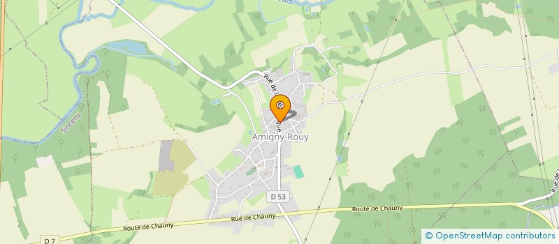 localisation de l'entreprise LJ à AMIGNY-ROUY