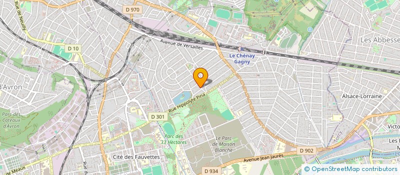 localisation de l'entreprise LJ à GAGNY