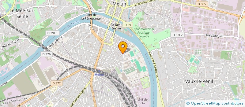 localisation de l'entreprise LJ à MELUN