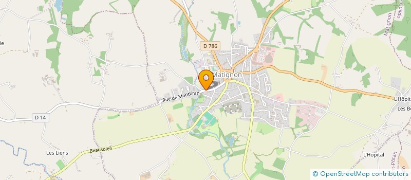 localisation de l'entreprise LJ ALTERNATIV'  MATIGNON