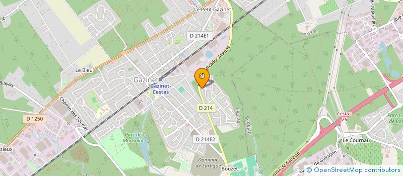 localisation de l'entreprise LJ & ASSOCIES à CESTAS