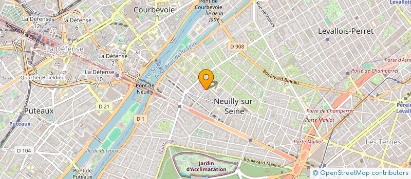 localisation de l'entreprise LJ & ASSOCIES à NEUILLY-SUR-SEINE