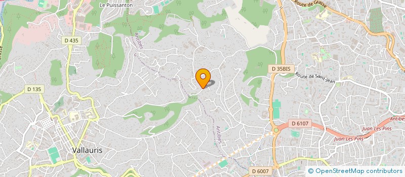 localisation de l'entreprise LJ AUTO à ANTIBES