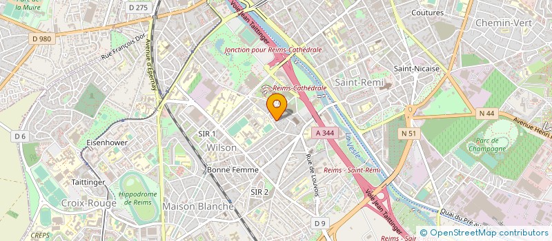 localisation de l'entreprise LJ BART PATRIMOINE  REIMS