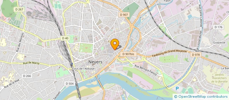 localisation de l'entreprise LJ CAROTTE à NEVERS