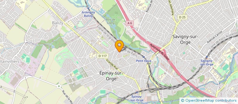 localisation de l'entreprise LJ. CONCIERGERIE  EPINAY-SUR-ORGE