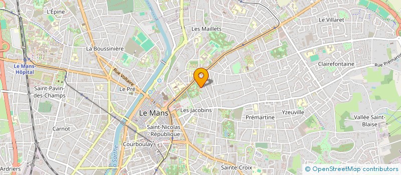 localisation de l'entreprise LJ CONSEIL INGENIERIE à LE MANS
