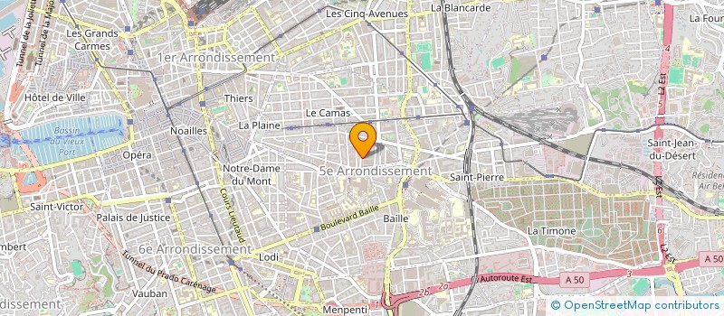 localisation de l'entreprise LJ CONSEILS  MARSEILLE