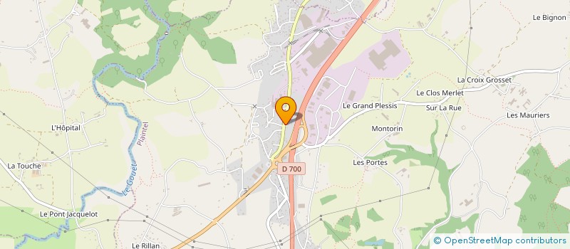 localisation de l'entreprise LJ CONSTRUCTION  PLAINTEL