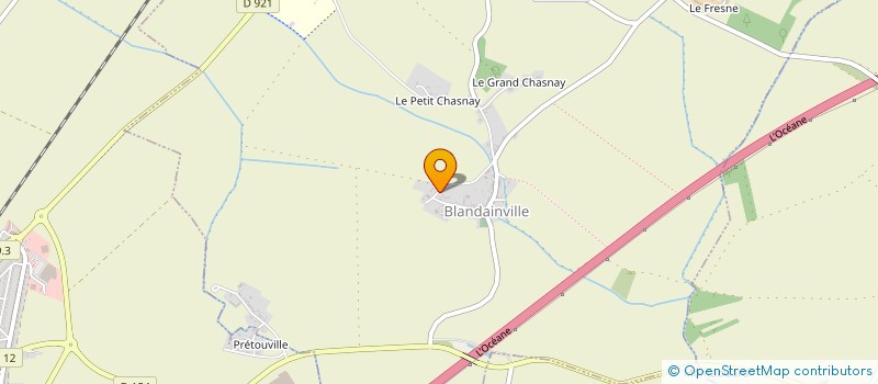 localisation de l'entreprise LJ CONSTRUCTIONS à BLANDAINVILLE