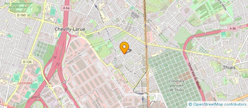 localisation de l'entreprise LJ CONSULTING à CHEVILLY-LARUE