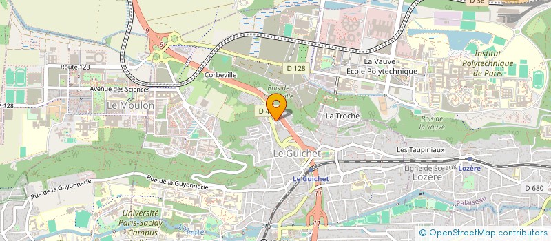 localisation de l'entreprise LJ CONSULTING à ORSAY