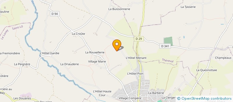 localisation de l'entreprise LJ COUVERTURE à MARIGNY-LE-LOZON
