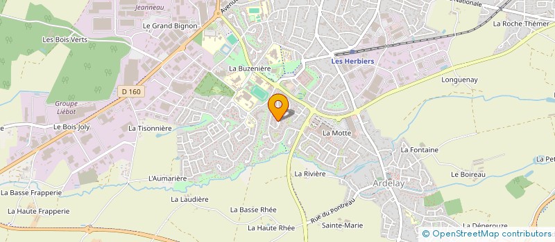 localisation de l'entreprise LJ DEBOSS à LES HERBIERS