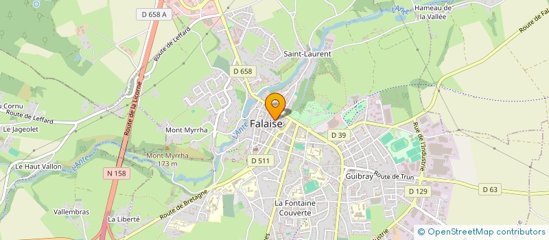 localisation de l'entreprise LJ DESIGN ENGINEERING à FALAISE