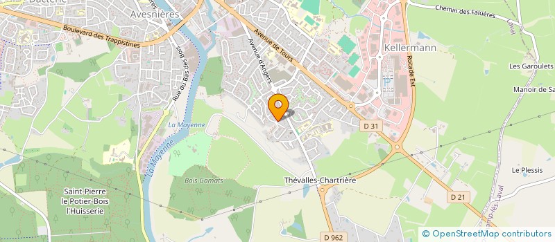 localisation de l'entreprise LJ DEVELOPPEMENT à LAVAL