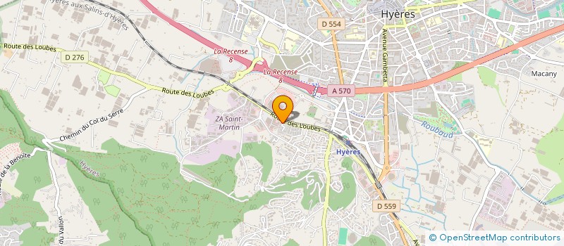 localisation de l'entreprise LJ DIFFUSION à HYERES