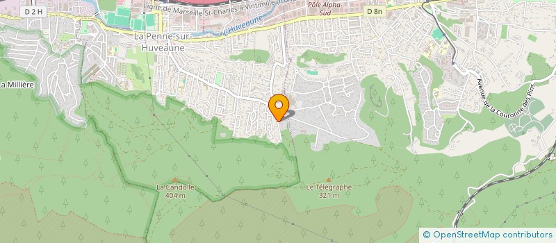 localisation de l'entreprise LJ DIGITAL à MARSEILLE 8EME