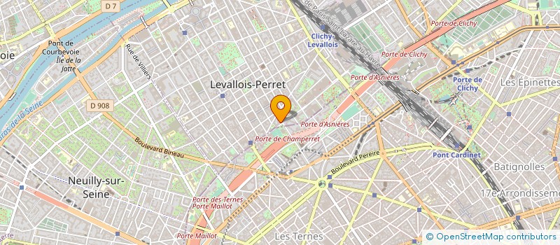 localisation de l'entreprise LJ EXPERTISE FRANCOIS HALLEZ à LEVALLOIS PERRET
