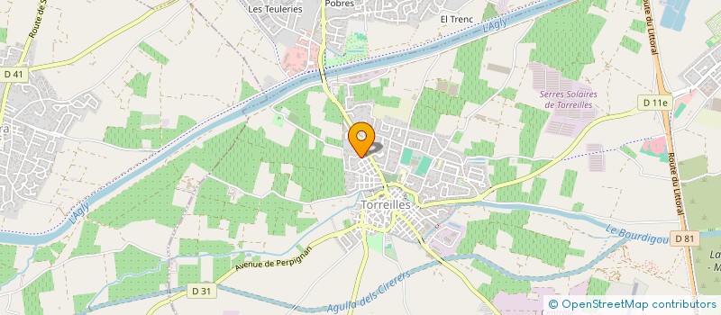 localisation de l'entreprise LJ FAMILY  TORREILLES