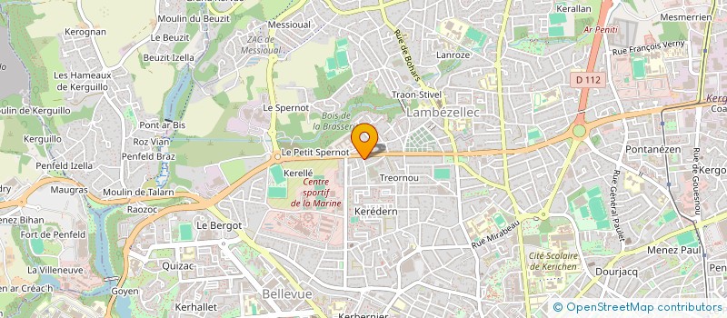 localisation de l'entreprise LJ FINANCES à BREST