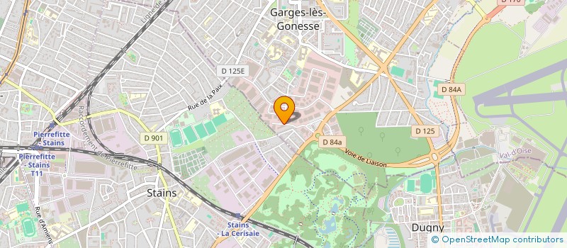 localisation de l'entreprise LJ IMMO à GARGES-LES-GONESSE