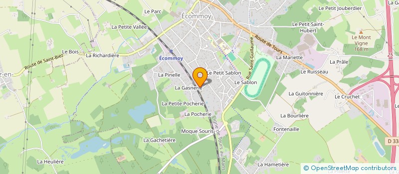 localisation de l'entreprise LJ IMMO  ECOMMOY