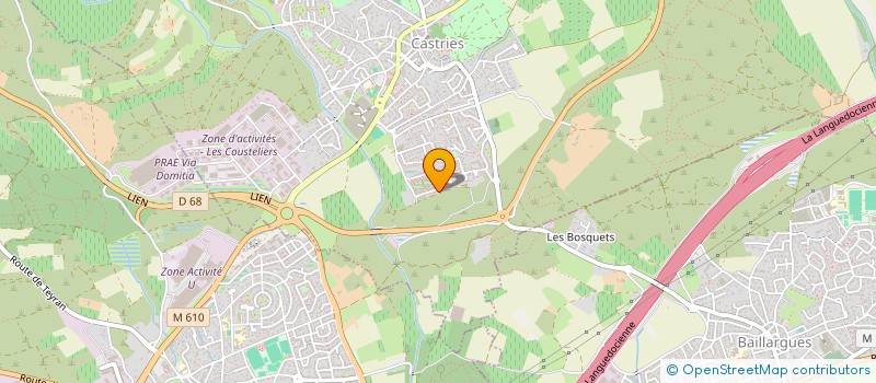 localisation de l'entreprise LJ IMMO  CASTRIES