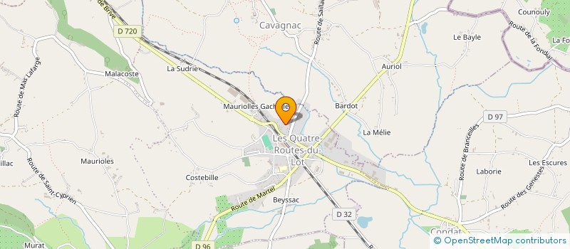 localisation de l'entreprise LJ IMMO  LE VIGNON-EN-QUERCY