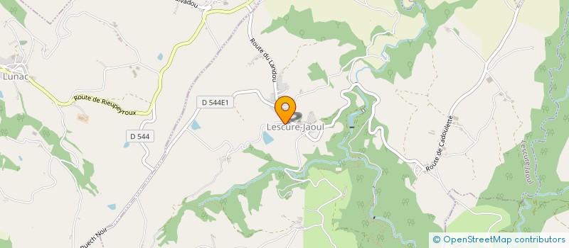 localisation de l'entreprise LJ LA COOP'  LESCURE-JAOUL
