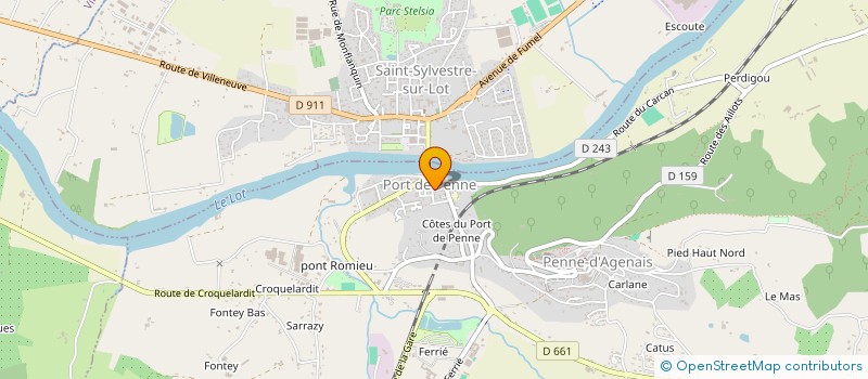 localisation de l'entreprise LJ.LC  PENNE-D'AGENAIS