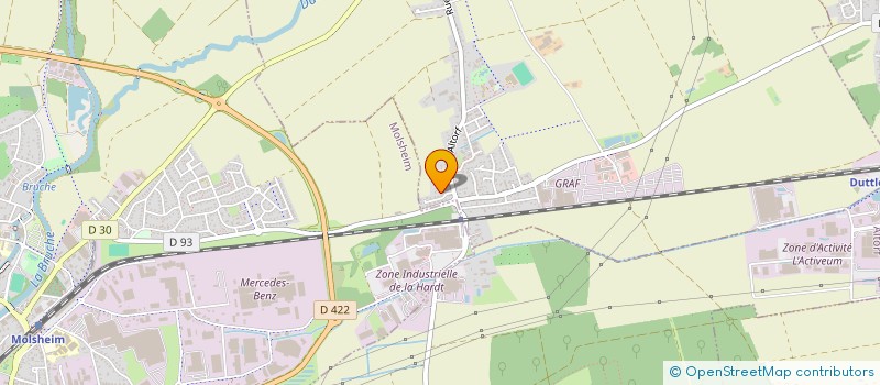 localisation de l'entreprise LJ MARTZ HOLDING  DACHSTEIN