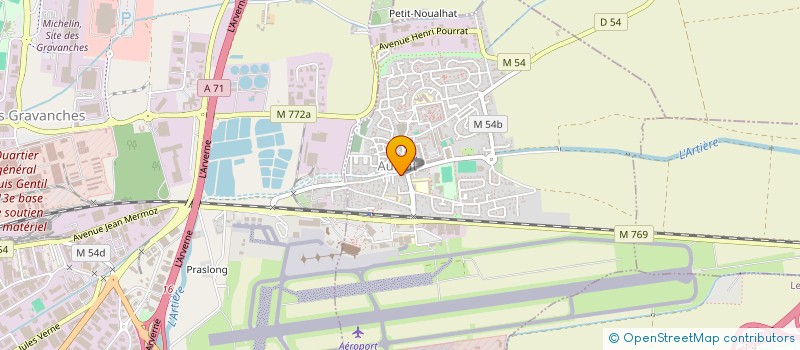 localisation de l'entreprise LJ PROTECH  AULNAT