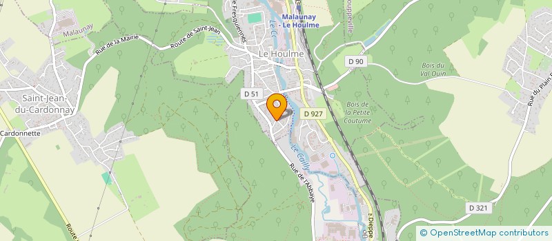 localisation de l'entreprise LJ RENOV  CALLENGEVILLE