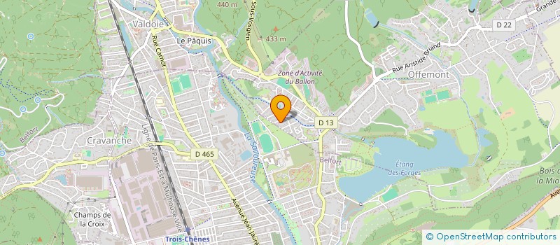 localisation de l'entreprise LJ RENOV à OFFEMONT