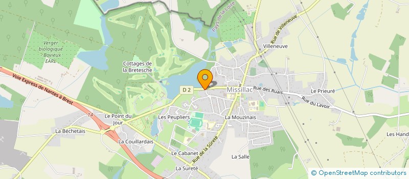 localisation de l'entreprise LJ RENOVATION à MISSILLAC