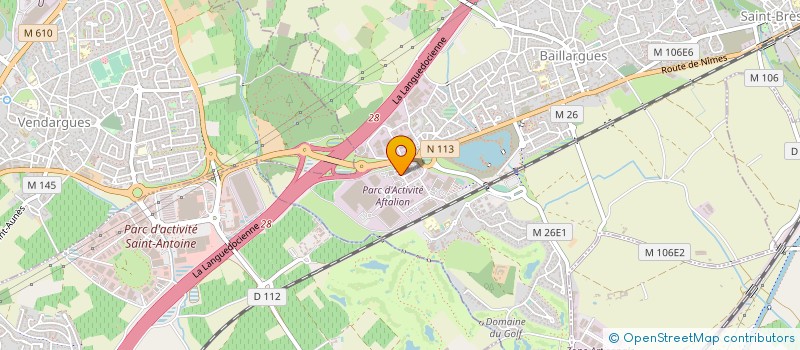 localisation de l'entreprise LJ RENT à BAILLARGUES