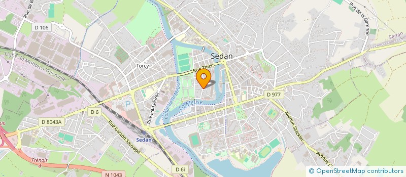 localisation de l'entreprise LJ TECH CONSULT à SEDAN