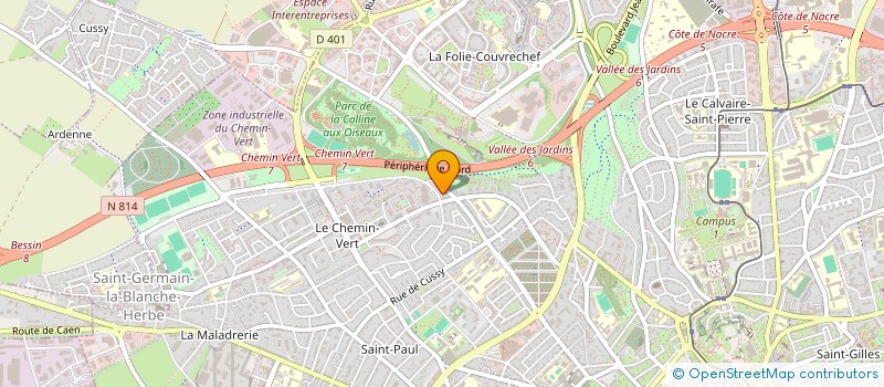 localisation de l'entreprise LJ TP TERRASSEMENT DEMOLITION à CAEN