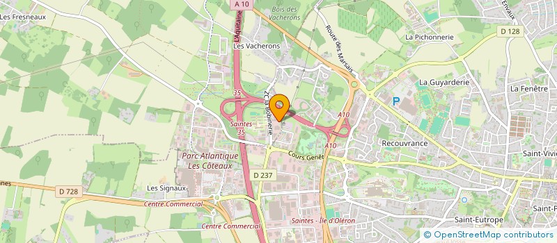 localisation de l'entreprise LJ TRAINING  SAINT-GEORGES-DES-COTEAUX