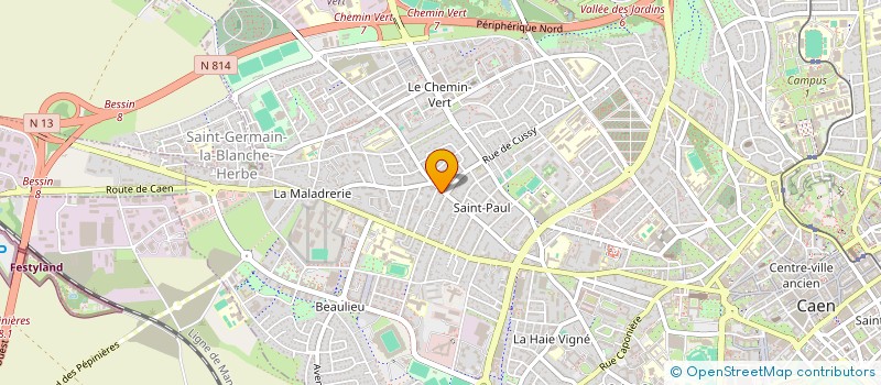 localisation de l'entreprise LJ TRANSACTIONS à CAEN