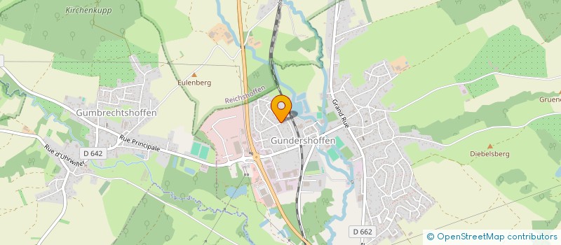 localisation de l'entreprise LJ VISION  GUNDERSHOFFEN