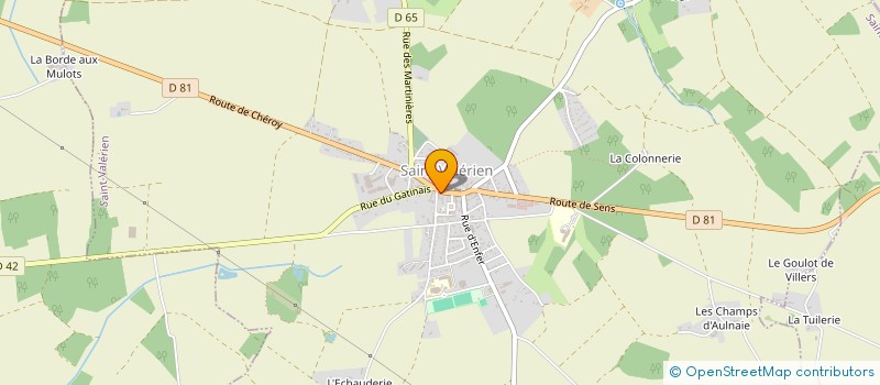 localisation de l'entreprise LJ2A à SAINT-VALERIEN