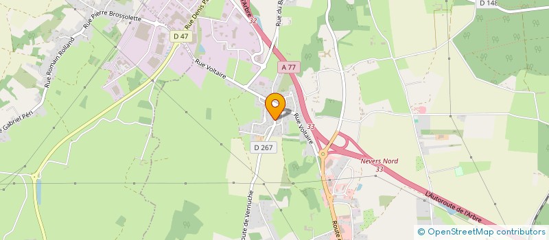 localisation de l'entreprise LJ2M  VARENNES-VAUZELLES