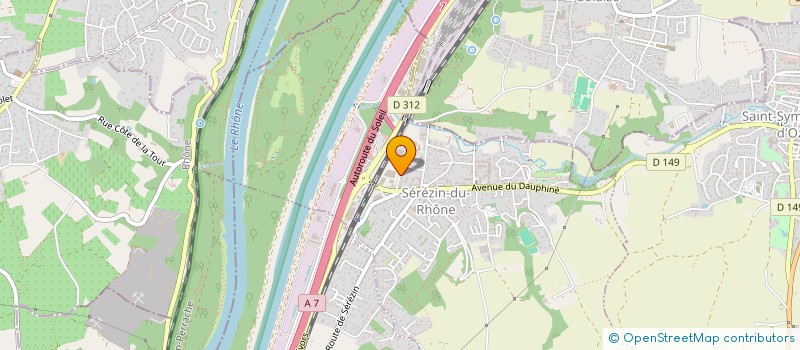 localisation de l'entreprise LJ2R  SEREZIN-DU-RHONE