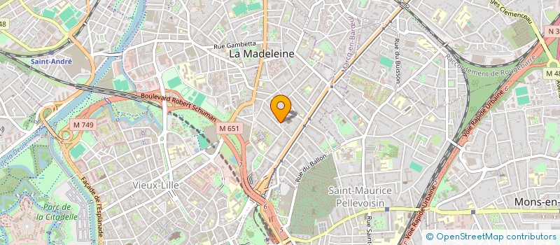 localisation de l'entreprise LJA à LA MADELEINE