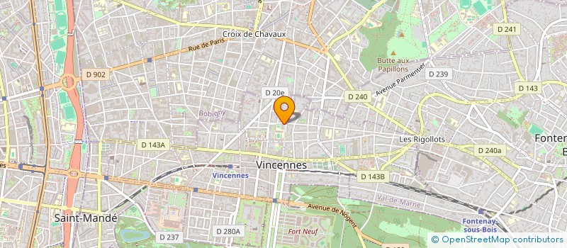 localisation de l'entreprise LJA à VINCENNES