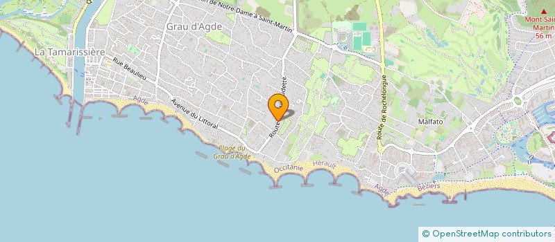 localisation de l'entreprise LJA  AGDE