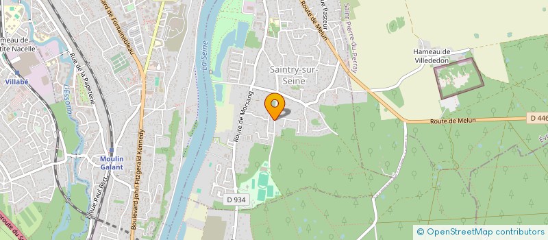 localisation de l'entreprise LJA GROUPE  SAINTRY-SUR-SEINE